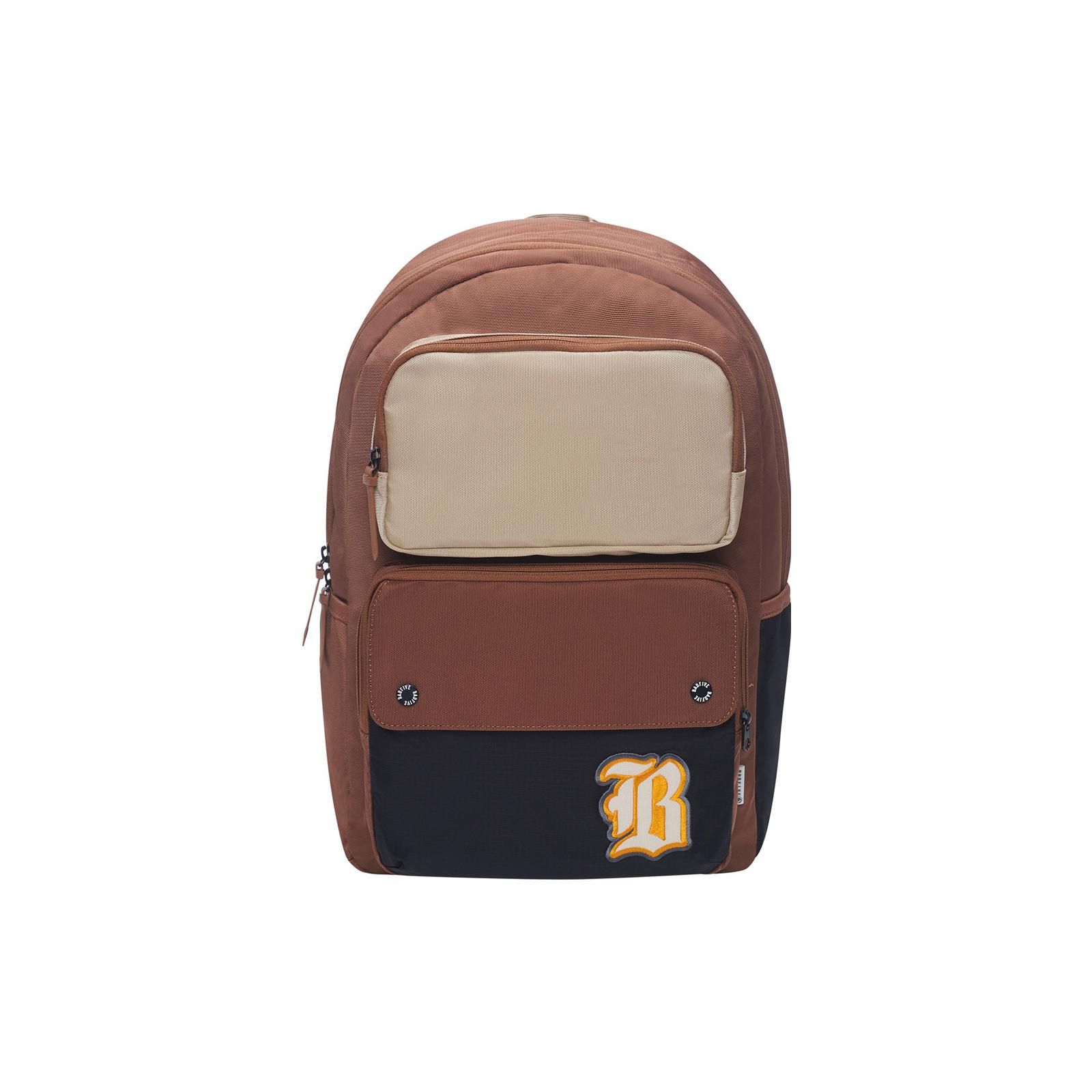 Li Ning Badfive Casual Zipper Sports Backpack Unisex backpack Brown ABSS297-4 Brown