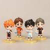 Hinata Shoyo Volleyball Anime Figure 4PCS Set Poseable Model Toy Gacha Collectible Shelf Decor Trendy Gift