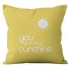 Fresh Daisy Letter Pillow Case Combination Home Sofa Pillow Cushion Cover