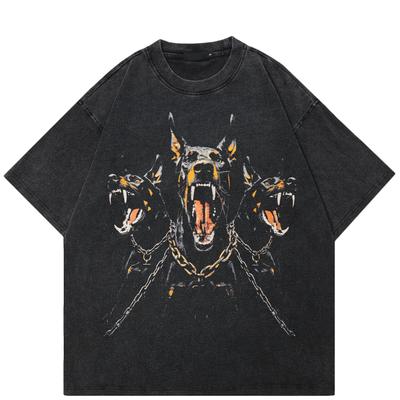 Streetwear Pour Homme DobSuffolk Graphic Unisex T-Shirt Cotton Washed Black Tshirt Unisex Tops Tees Summer Short Sleeves T Shirt