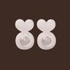 60-80Pcs Rabbit Shape Silicone Ear Back Stoppers Ear Plug Blocked Caps  Earring Support