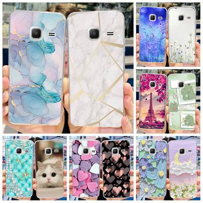 For Samsung J1 2016 Case SM-J120F Cover Fashion Marble Flower Soft Silicone Phone Cover For Samsung J1 Mini J105F J 1 2016 Funda