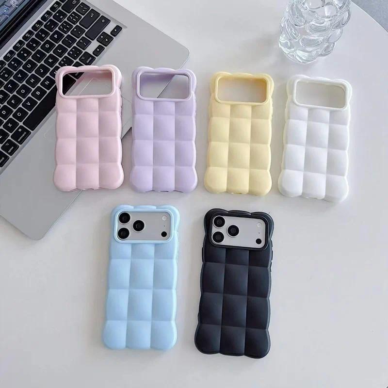 Cloud Shape Phone Cases for IPhone 18 Pro Max 17 16 15 14 13 Plain TPU Soft Back Cover
