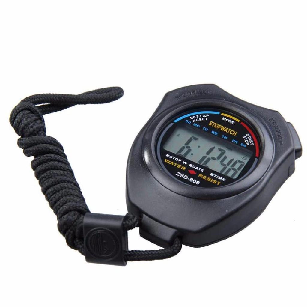 808 Waterproof Digital Stopwatch Timer for Referees and Sports Fitness
