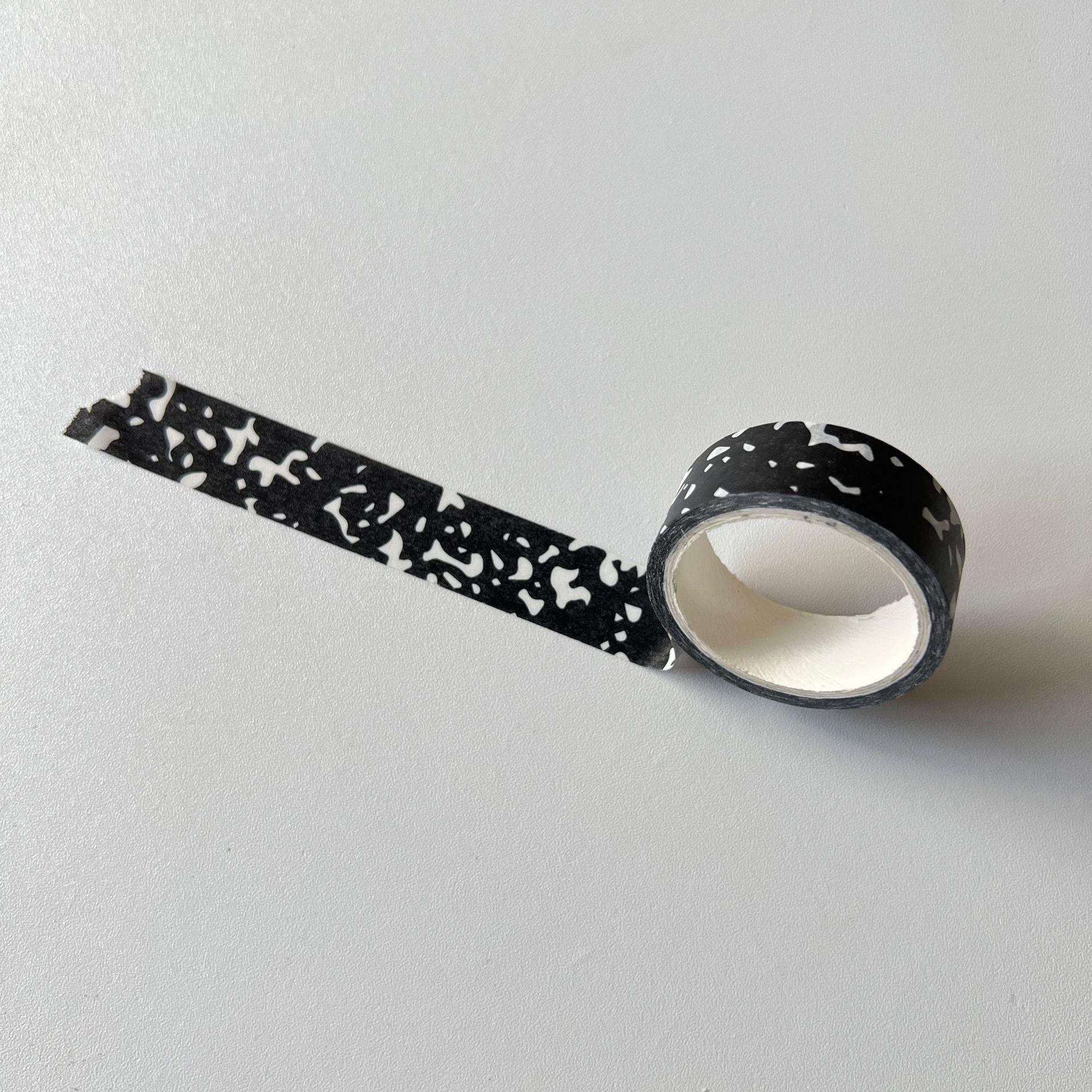 

Симпатичная молочная полоска с леопардовым принтом коров, маскирующая лента Васи, декоративная клейкая лента в горошек, наклейка для скрапбукинга, этикетка, канцелярские принадлежности