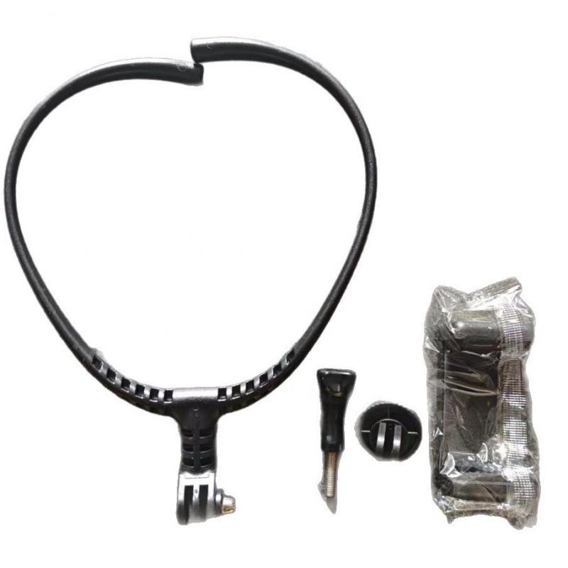 Hands-Free Action Camera Chest Mount & Neck Strap for First-Person Shooting, Outdoor Live Streams, and Cycling