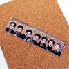 8pcs BTS Bangtan Boys Group Photo Acrylic Ruler, 15cm Clear Printed Straight Ruler, Kpop ARMY Fans School & Office Stationery