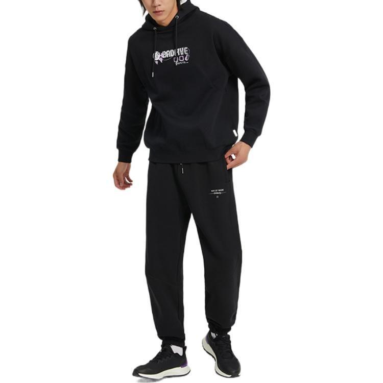 Li Ning Badfive Sweatshirt Men's Black AWDSD37-4