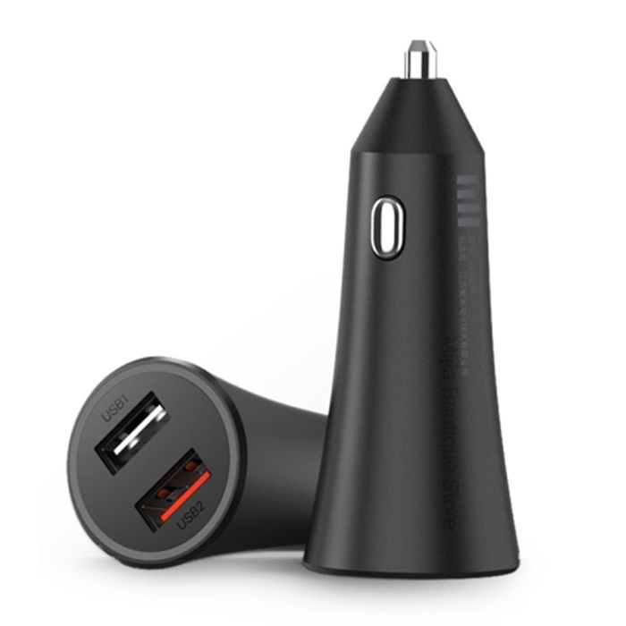 Chargeur de voiture - Mi - Dual-Port - 37W - Universel - Noir