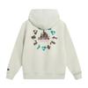Li-Ning Men's Collaboration Loose Fit Hooded Sweatshirt Silver Gray AWDVB29-1