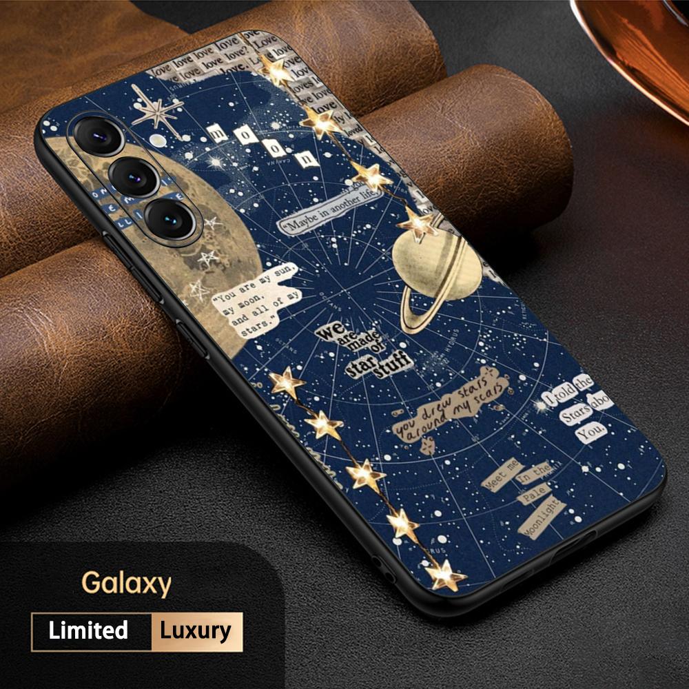 

Fashion cool star hot selling pattern Phone Case For Samsung Galaxy S26 S25 S24 S23 S22 S21 Plus Ultra Note20 Soft Black Galaxy S23