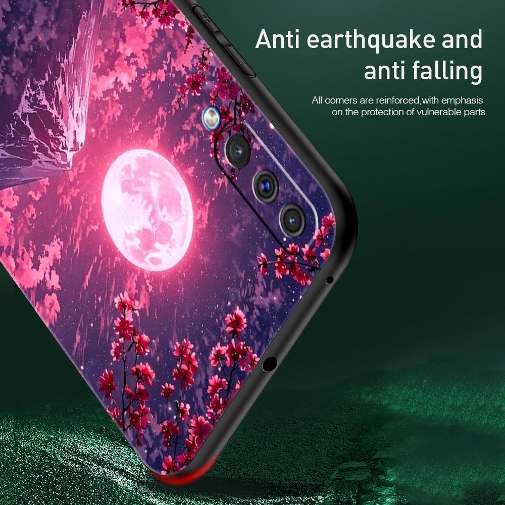 Rosa Sonnenuntergang Berg Handyhülle für Samsung Galaxy A56 A36 A26 A16 A34 A24 A42 A22 A20 A12 A40 A30 A10 5G Weiche TPU Hülle