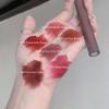 Matte Lip Glaze Velvet - Highly Pigmented, Long-lasting, Non-drying, Soufflé-like Texture, Adheres Closely, Stays Put for Hours, Doesn't Transfer To