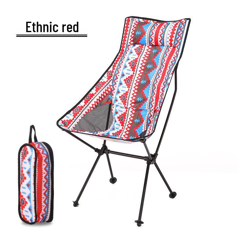 Ultra-Light Portable Folding Moon Chair for Camping & Beach