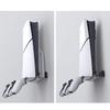 Wall Mount Console Bracket Set Gaming Shelf Detachable Accessories, Metal Rack Host
