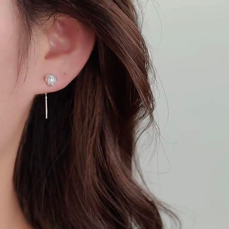 

Accessible Luxury 999 Sterling Silver Women s Elegant Ear-Caring Ruyi Knot Ruyi Knot Ear Line small size