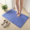 Superweiche Fußmatte für die Badezimmertür zu Hause, saugfähige Bodenmatte für das Toilettenbad, Teppich aus Kaschmirimitat