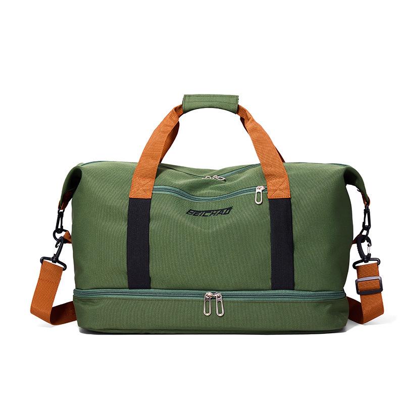 Lekka torba sportowa i podróżna w stylu koreańskim z separacją na mokre/suche