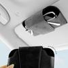 Car Sun Visor Glasses Holder Storage Tools Multi-functional Wear-Resistant Auto Sunglasses Holder Cowhide Car Storage Box Tools