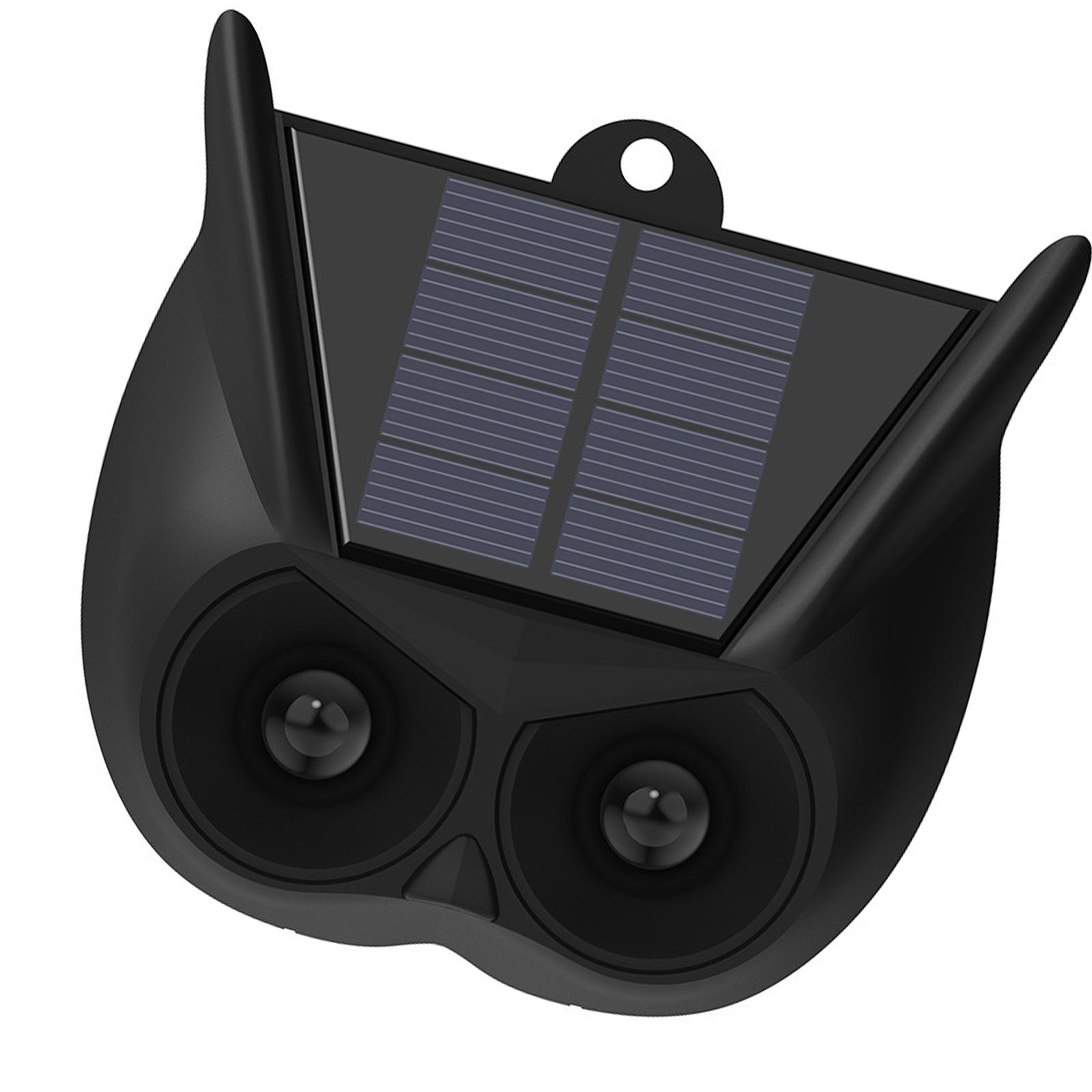 

Отпугиватель животных на солнечной батарее с красным мигающим светом, автоматический отпугиватель птиц, пластиковая текстура для фермы и сада