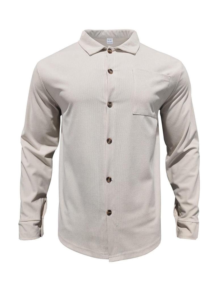 Übergröße Herren Casual Street Zweiteiler Modestil Basic Cord Oberteile und Bleistifthose Anzug Herren Sport 2-teiliges Outfit Neu