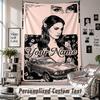 Wandbehang mit individuellem Namen & Text, Lana Del Rey Dekorationstextil für das Schlafzimmer
