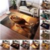 1PC Lion Pattern Printed Carpet Rug for Living Room Bedroom Home Sofa Decoration,Non-slip Floor Mat Floor Mat