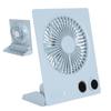 Ultra Thin Table Fan Desktop Flat Battery Operated Standing Hanging Portable Foldable Step Less