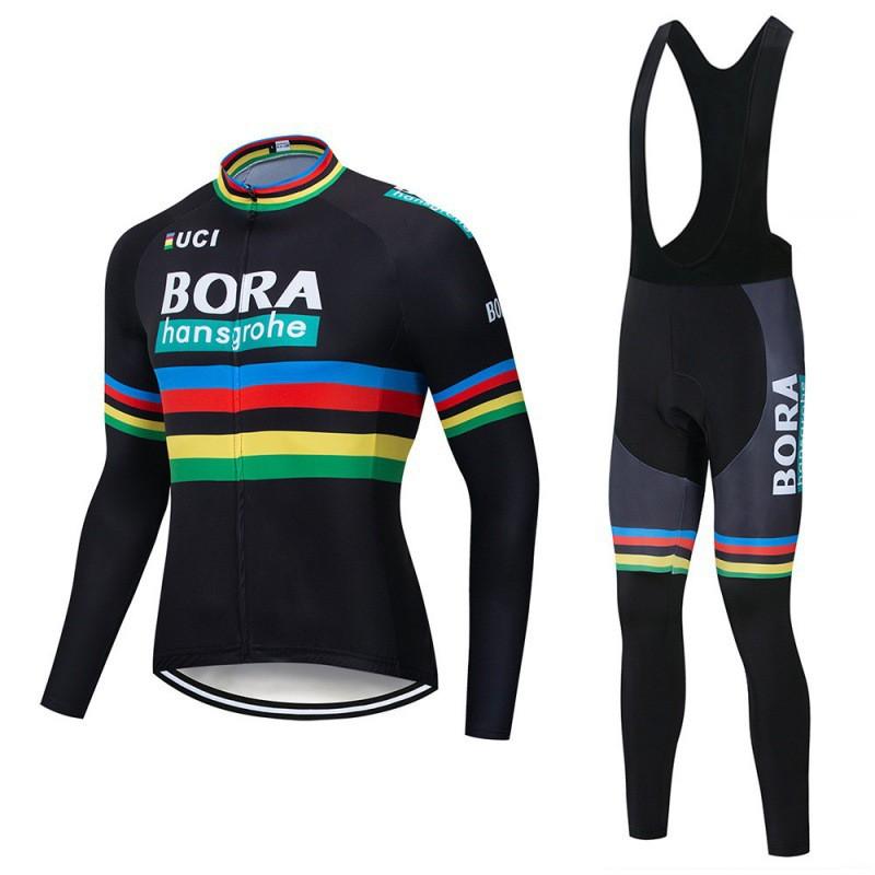 Mens Cycling Jersey Shorts Set Breathable Quick-Dry Elastic Pro Team Style Riding Gear