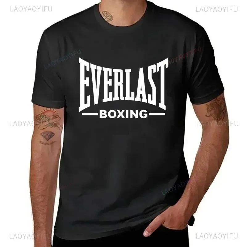 

Harajuku New Style Classic Everlast Logo Font Graphic Slim T Shirts Cool Summer Short Sleeve O-neck Streetwear Male Tee Tshirt#Color(3) S