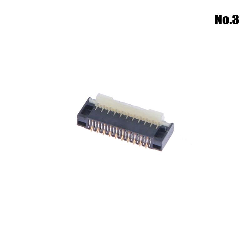 Fpc Female Socket Motherboard Lcd Display Screen Flex Cable Clip Ribbon Connector For  3Ds Ll Xl