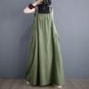 Japan and South Korea Large Size Women's Clothing Spring and Summer Medium and Long Strap Skirt Women's Loose and Thin Denim Strap Skirt Bigswingdress