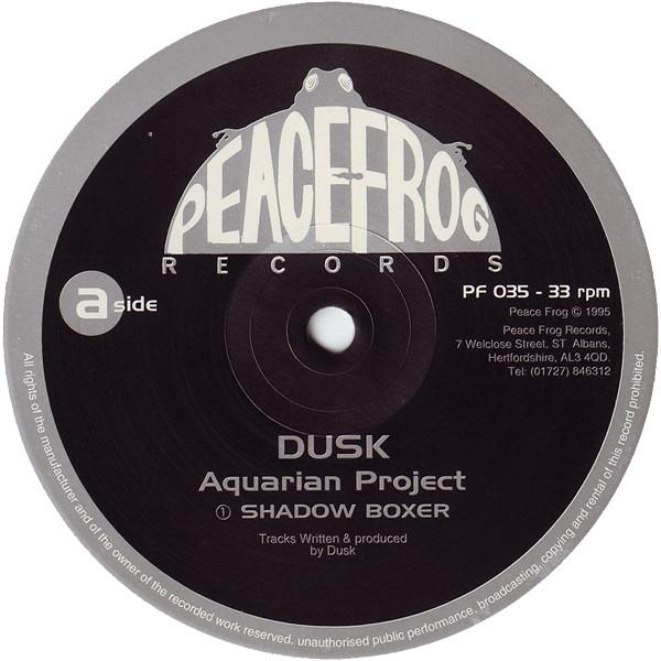 12inch Record DUSK - Aquarian Project PF035 Peacefrog Recor 1995 UK Dance & Electronica Used