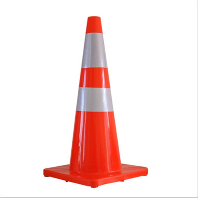 FLYER Reflective PVC Rubber Traffic Cone