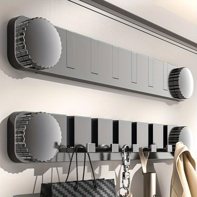 1 ks Volitelné přísavky Závěsné háčky přes dveře - Vysoce odolné lepicí Bez vrtání Silná nosnost Věšák na polici pro úložný prostor na oblečení ve vstupní hale