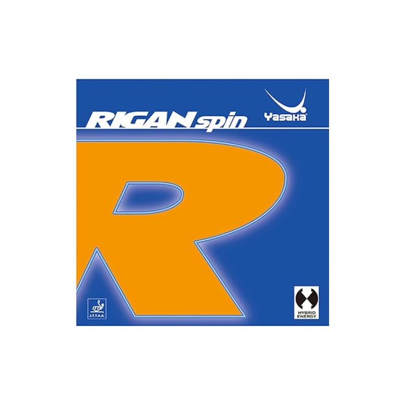 Yasaka Table Tennis Rubber, Raigan Spin, Inverted, B-86, Red, Medium Thickness (1.8mm)