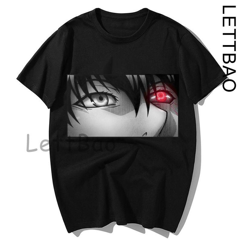 Japanese Anime Tokyo Ghoul T Shirt Men Kawaii Cartoon Kaneki Ken Graphic Fashion Unisex Tshirt