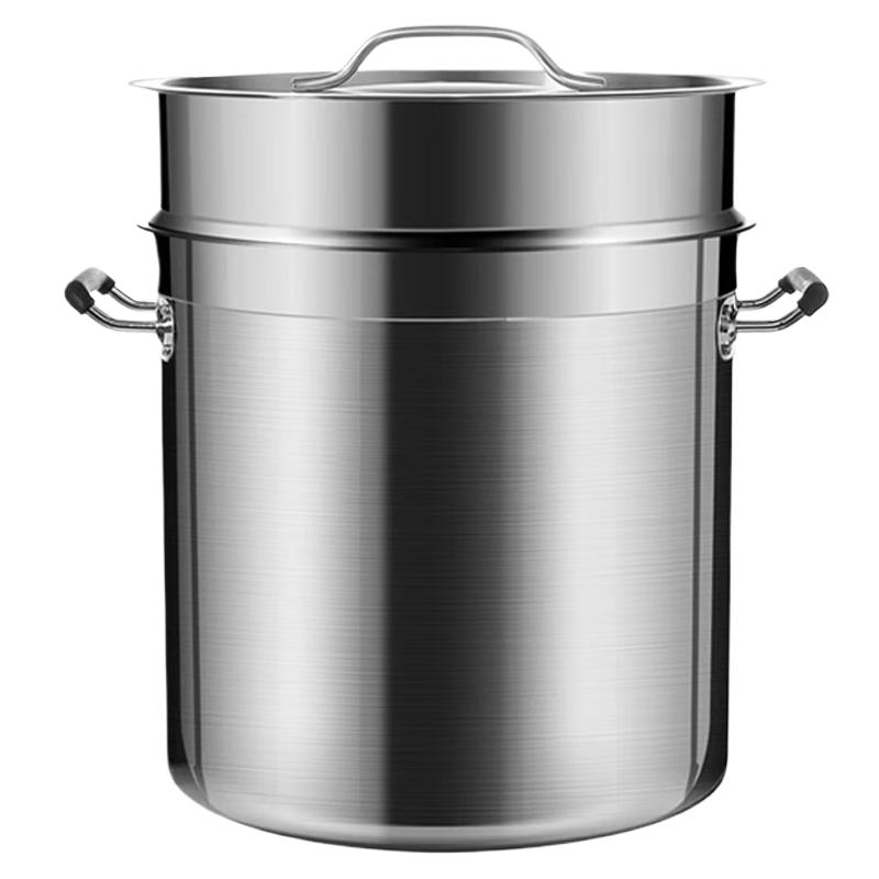 Sule Commercial Stainless Steel Soup Pot with Steaming Rack