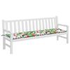 VidaXL Coussin de banc de jardin multicolore 200x50x7 cm tissu 361654