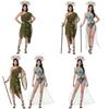 Medusa Costume For Women Halloween Stage Performance With Cotton And Spandex Fabric