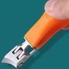 1/2Pcs Stainless Steel Nail Clipper Large Opening Anti-Splash Slanted Heavy Duty Portable Men Women Thick Toenail Fingernail Cutter Manicure Grooming