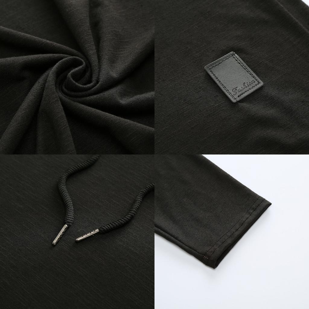 Men's Long-sleeved T-shirt Casual Sports Hoodie Sweatshirt Men's T-shirt Men's Tops Bottoming Shirt