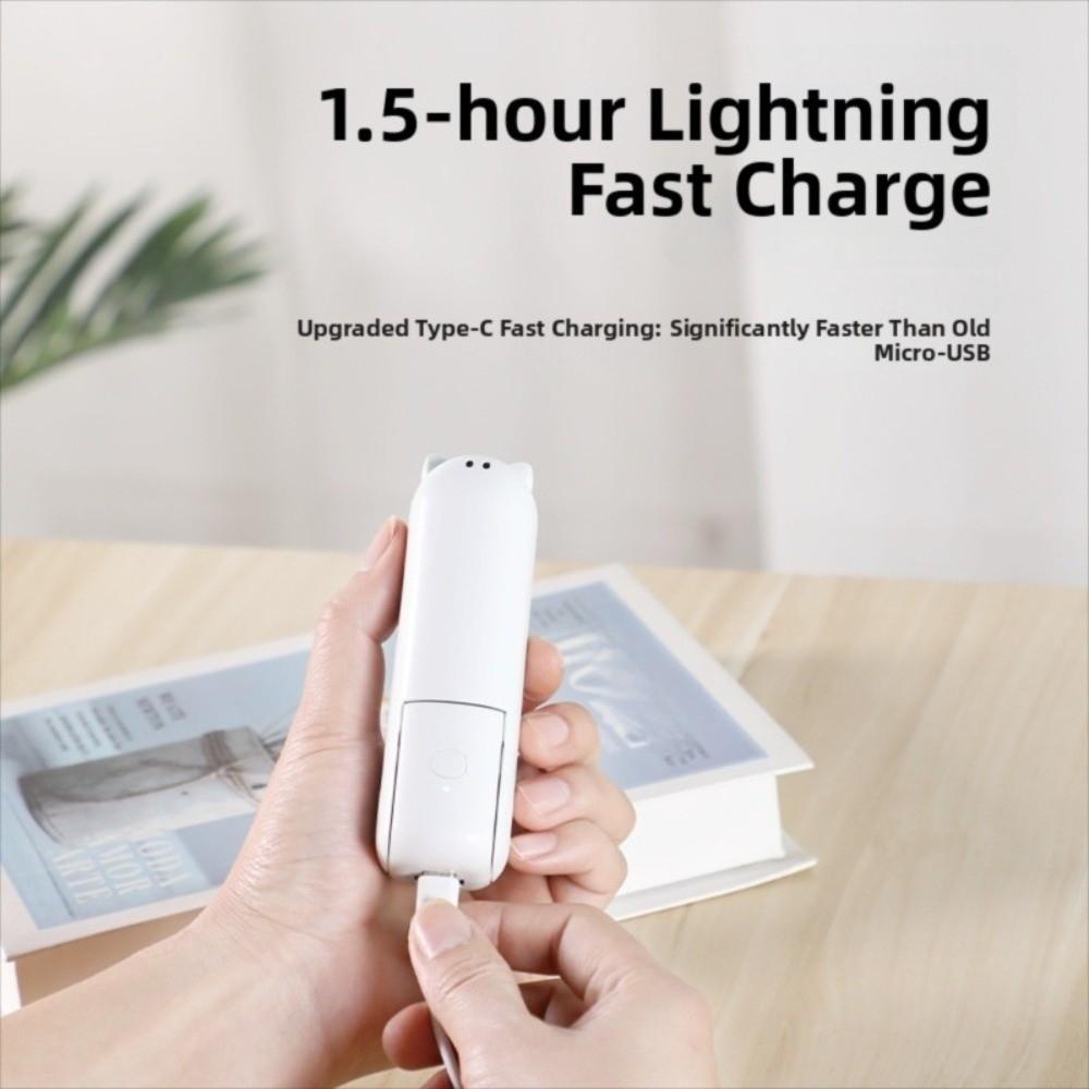 3 Speed Portable Mini Handheld Fan Adjustable Strong Wind Electric Fan  Travel