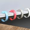 Set Of 3 Multipurpose C Shaped Purse Hooks Aluminum Table Hangers For Bags Coat Keys Organization Desk Organizers