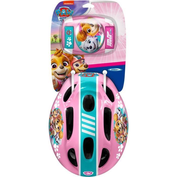 Schutzausrüstung Rollen - PAW PATROL - Helm / Ellbogenschützer / Knieschützer - Rosa