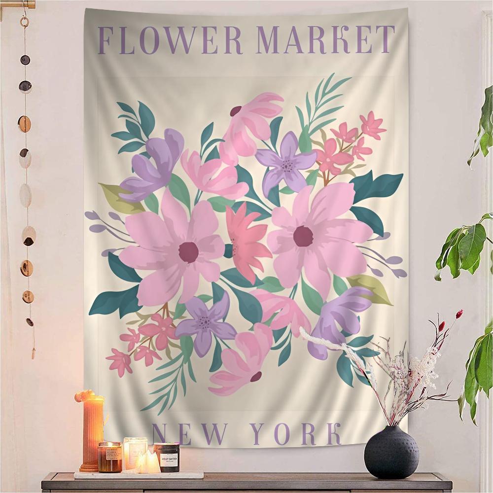 Matisse Abstract Art Flower Anime Tapestry Hanging Tarot Hippie Wall Rugs Dorm Wall Hanging Sheets