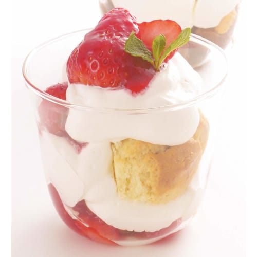 Iwaki Heat-Resistant Glass Parfait Cup, 240ml X 6-Pack, KBT944