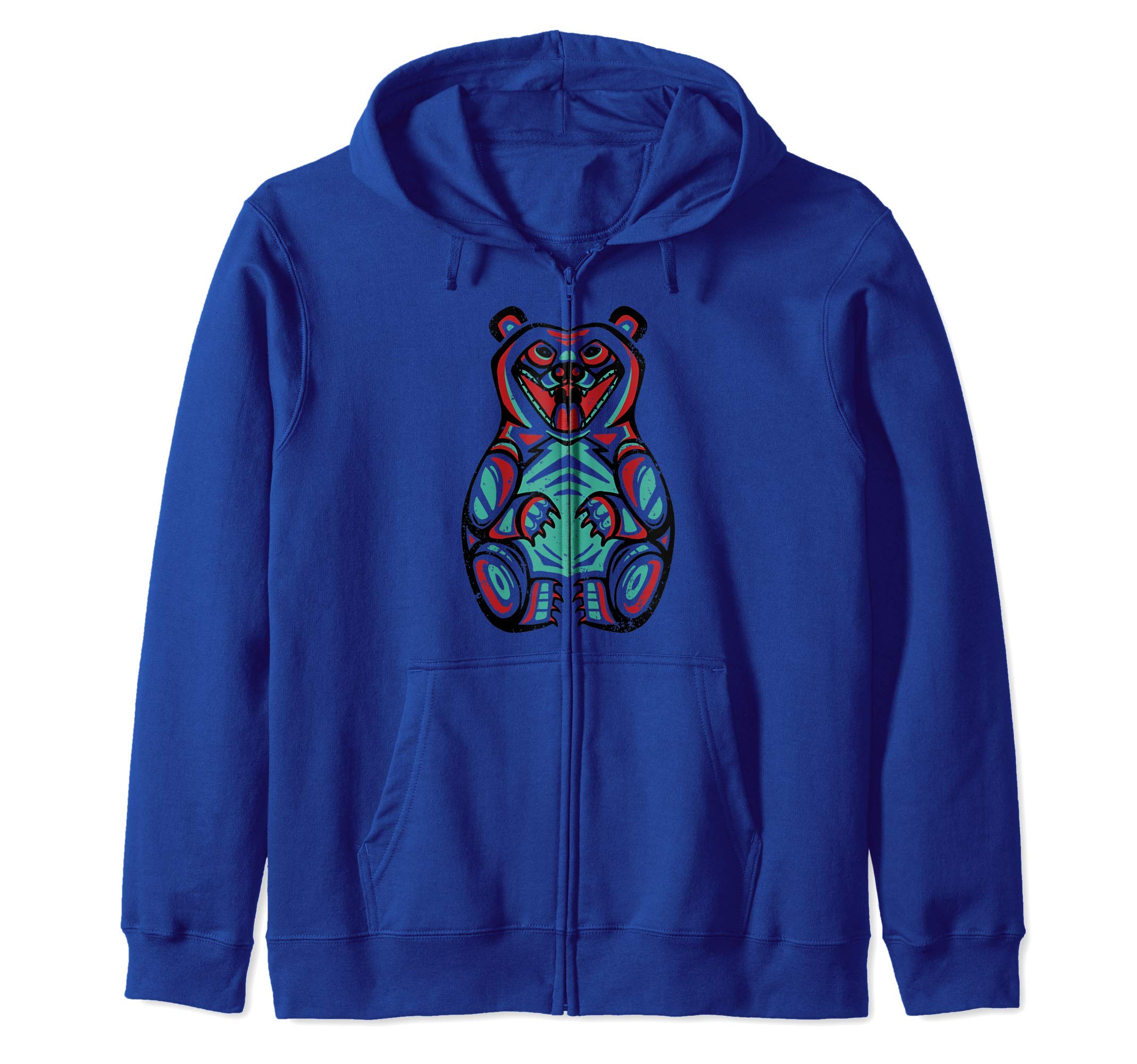 

Native American Bear Astrology Zodiac Indian Zip Hoodie