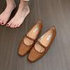 Fashion Bailamos 2025 New Women Flats Comfortable Soft Boat Shoes Loafers Shallow Round Toe Ballet Flat Shoes Women Slip On Side Mujer