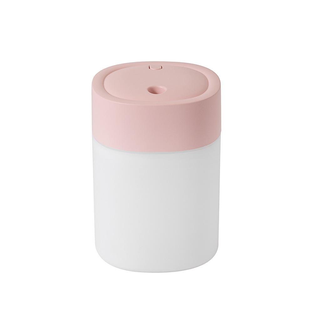 Mini USB Humidifier with Seven-Color Ambient Light for Home, Bedroom, and Car